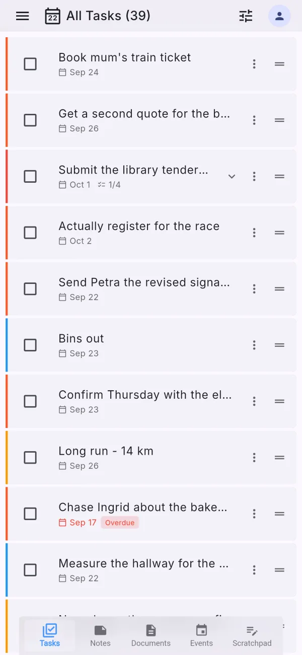 TASKjiq: … and on an iPhone